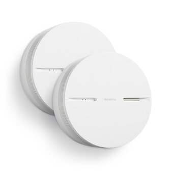Slimme rookmelder voor woning met wifi verbinding en lange batterijduur set van 2 stuks