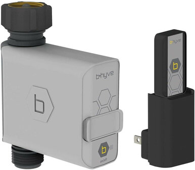 Kraan timer voor tuinirrigatie met wifi hub en app bediening voor waterbesparing