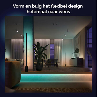 Extensie ledstrip voor Philips Hue Gradient systeem met meerdere kleuren en 1 meter lengte