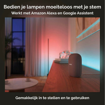 Extensie ledstrip voor Philips Hue Gradient systeem met meerdere kleuren en 1 meter lengte