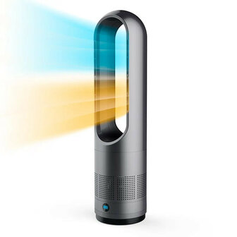 Bladloze luchtkoeler voor huishouden en kantoor met app bediening via Tuya wifi