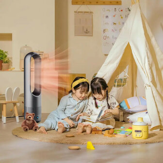 Bladloze luchtkoeler voor huishouden en kantoor met app bediening via Tuya wifi