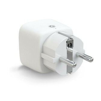 Slimme tussenstekker voor smart home systeem met app bediening en Hue compatibiliteit wit 2 pack