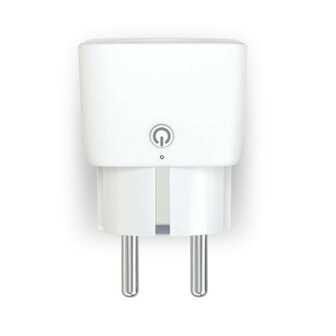 Slimme tussenstekker voor smart home systeem met app bediening en Hue compatibiliteit wit 2 pack