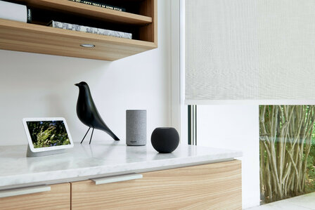 Bridge voor bediening gordijnen met schakelen op tijd en zonfunctie