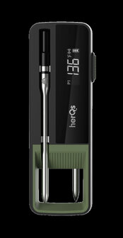 Thermometer voor BBQ en grillen met Bluetooth app bediening en temperatuurbereik tot 500 graden