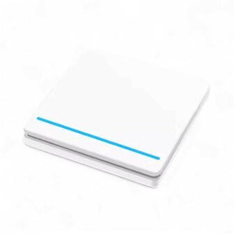 Draadloze RF Schakelaar voor verlichting en apparaten met 1 knop en compact formaat