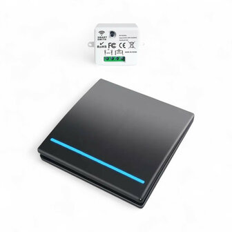 Draadloze schakelaar voor smart home met RF433 MHz app en spraakbediening inclusief ontvangers