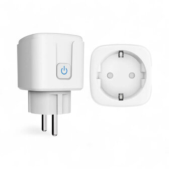 3-PACK | Slimme Stekkers 16A | WiFi en Bluetooth | Energiemeter | Werkt met app