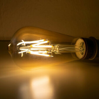 Filament Edison lamp voor slimme verlichting met Zigbee dimfunctie en E27 fitting