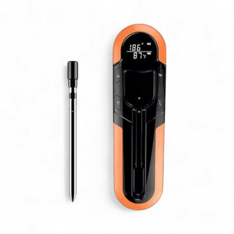 Draadloze BBQ thermometer voor grill oven en barbecue met Bluetooth bereik en waterdichte probe