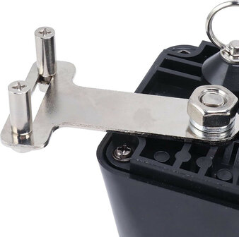 Waterklep met WiFi en app-bediening, DC 12V adapter inbegrepen, zwart