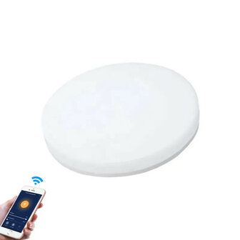 Plafonniere 18W 1500 lm dimbaar met WiFi, opbouwmontage, instelbare kleurtemperatuur wit