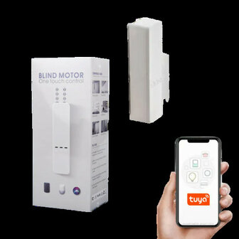 Rolgordijn motor WiFi 2.4GHz voor 38 mm buis, 230V netstroom, wit
