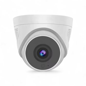 Beveiligingscamera dome 4MP voor plafondmontage, wit, met nachtzicht en Tuya-app
