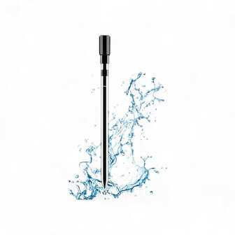Draadloze BBQ vleesthermometer Bluetooth met 150 m bereik en LCD-display grijs