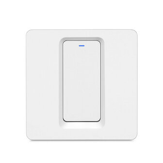 Zigbee 1‑voudige inbouw lichtschakelaar, wit, zonder nuldraad