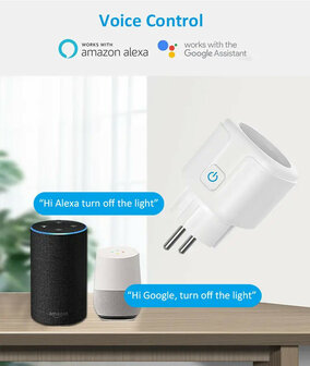 3-PACK | Slimme Stekkers 16A | WiFi en Bluetooth | Energiemeter | Werkt met app