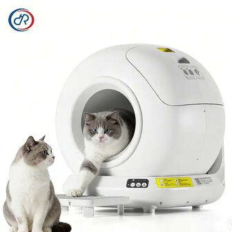 Automatische kattenbak voor APP besturing met verbeterde veiligheidsbescherming