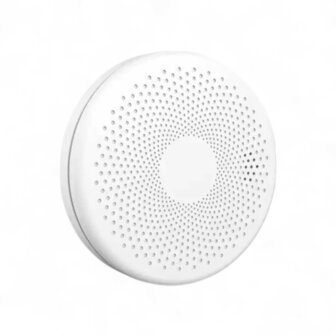 Rookmelderset en koolmonoxidemelder met WiFi en Tuya Smart Life (Wit)