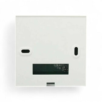 Thermostaat voor cv met touchscreen, inbouw, 2-draads, programmeerbaar, wit