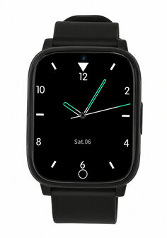 GPS horloge voor kinderen met 4G, live GPS-locatie en videobellen, zwart