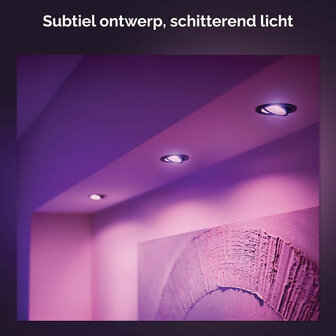 Inbouwspot voor slimme verlichting met Zigbee Bluetooth en verwisselbare spots 3 stuks