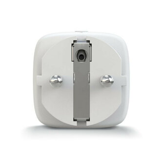 Slimme tussenstekker voor smart home systeem met app bediening en Hue compatibiliteit wit 2 pack