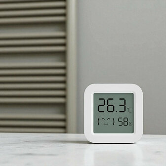 Thermometer en Hygrometer voor binnenklimaat met real time monitoring en app bediening