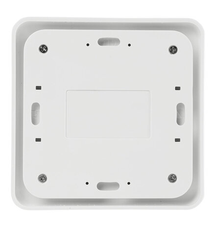 Draadloze enkele wandschakelaar voor KlikAanKlikUit systeem met gebruiksgemak zonder stroomvoorziening