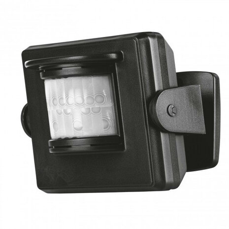 Bewegingsensor voor buiten en vochtige ruimtes met instelbare sensorhoek en bereik van zes meter