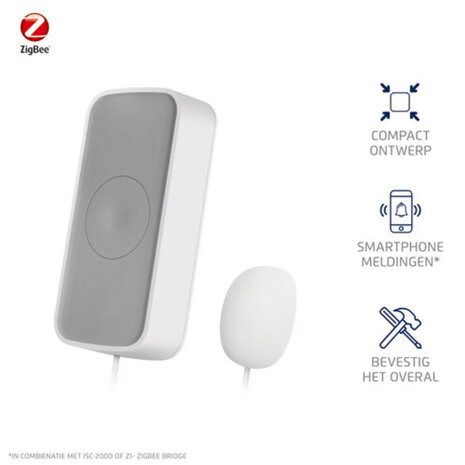 Lekkage sensor voor KlikAanKlikUit systeem met water en luchtvochtigheidsdetectie