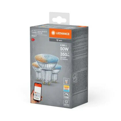 GU10 Wifi Spot voor verlichting met dimfunctie en afstembaar wit licht