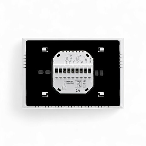 Wifi inbouw thermostaat voor elektrische vloerverwarming met touchscreen en app bediening