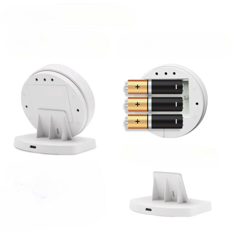 Draadloze thermostaat voor CV installatie met touchscreen spraakbesturing en app bediening