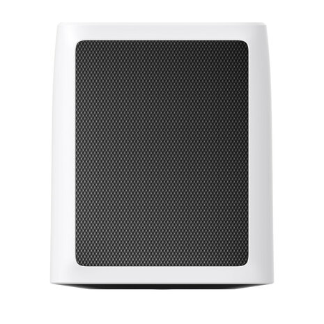 Buitencamera voor bewaking met zonnepaneel en 2K beeldresolutie wit