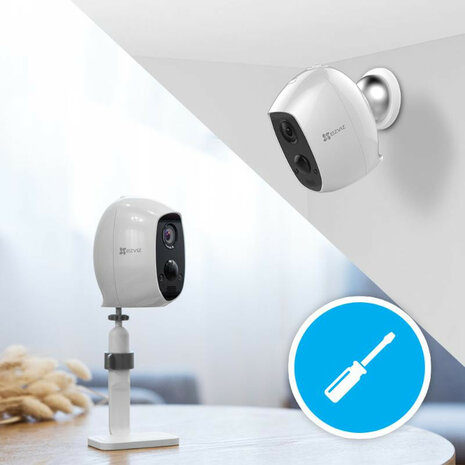 Beveiligingscamera voor buiten met full HD en oplaadbare batterij van Ezviz