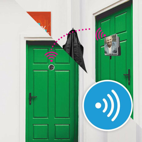 Deurbel camera voor kijkgat met installatiegemak van Ezviz DP1