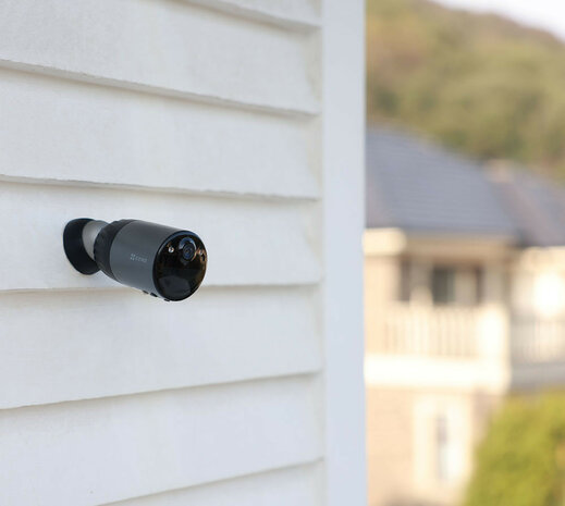 Buitencamera voor beveiliging met 4K resolutie en oplaadbare batterij en bewegingsdetectie