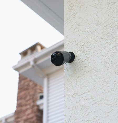 Buitencamera voor beveiliging met 4K resolutie en oplaadbare batterij en bewegingsdetectie