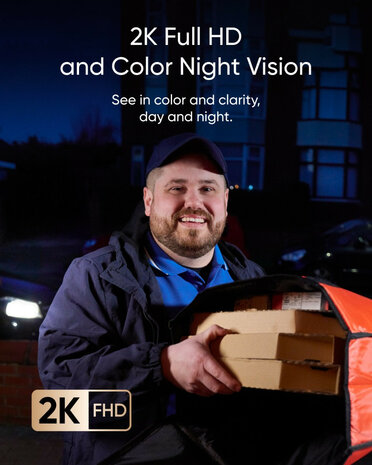 Deurbel voor voordeur met dual camera chime lokaal geheugen nachtzicht batterij of bedrading IP65 stof en waterdicht