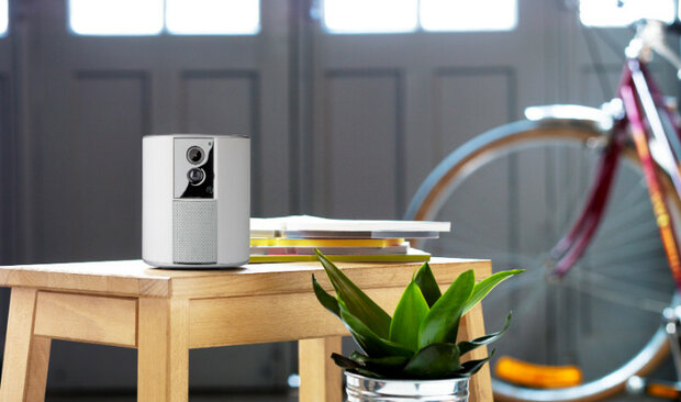 Beveiligingscamera voor binnen met raam en deursensor en back up batterij van Somfy