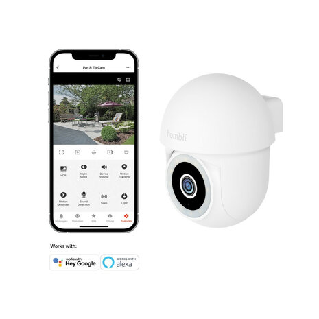 Camera voor buiten met pan en tilt functie en 2K resolutie voor scherpe beelden