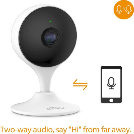 IP camera voor binnen met Full HD nachtzicht bewegingsdetectie en tweeweg spraakfunctie