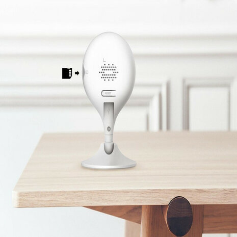 IP camera voor binnen met Full HD nachtzicht bewegingsdetectie en tweeweg spraakfunctie