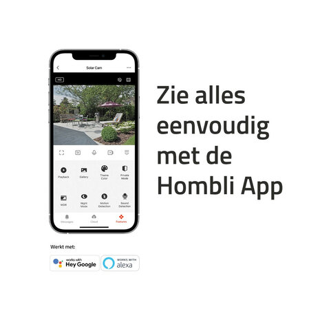 Camera voor buiten met zonnepaneel wifi bewegingsdetectie schijnwerper en 2K kleurbeeldsensor