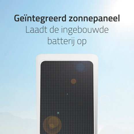 Camera voor buiten met zonnepaneel wifi bewegingsdetectie schijnwerper en 2K kleurbeeldsensor