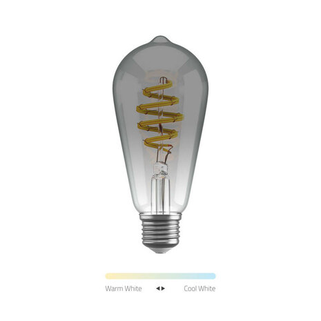 Smart lamp voor sfeerverlichting met wifi bediening en traploos instelbaar licht