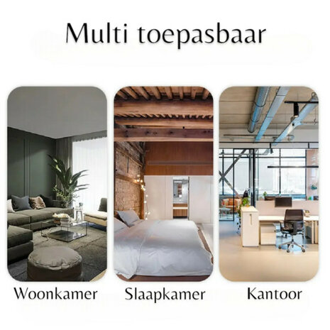 luchtkwaliteitmeter voor binnen met wifi en spraakbediening meet co2 pm25 en tvoc