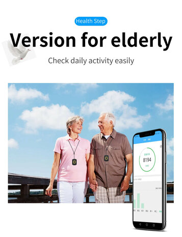 GPS tracker voor ouderen met 3G en 4G netwerk magnetische bevestiging en multi mode positionering